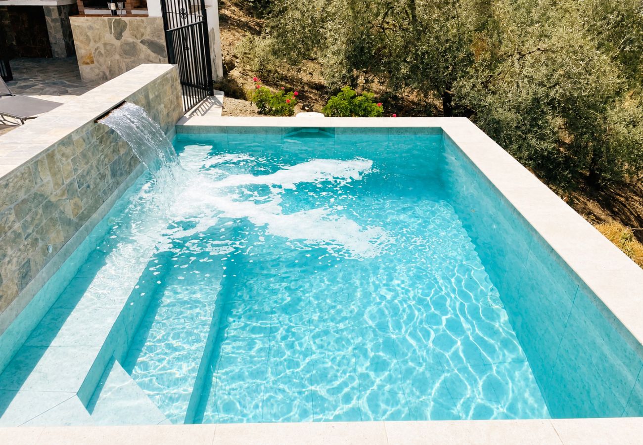 Casa rural en Sayalonga - Cortijo Majuelo con piscina privada Sayalonga