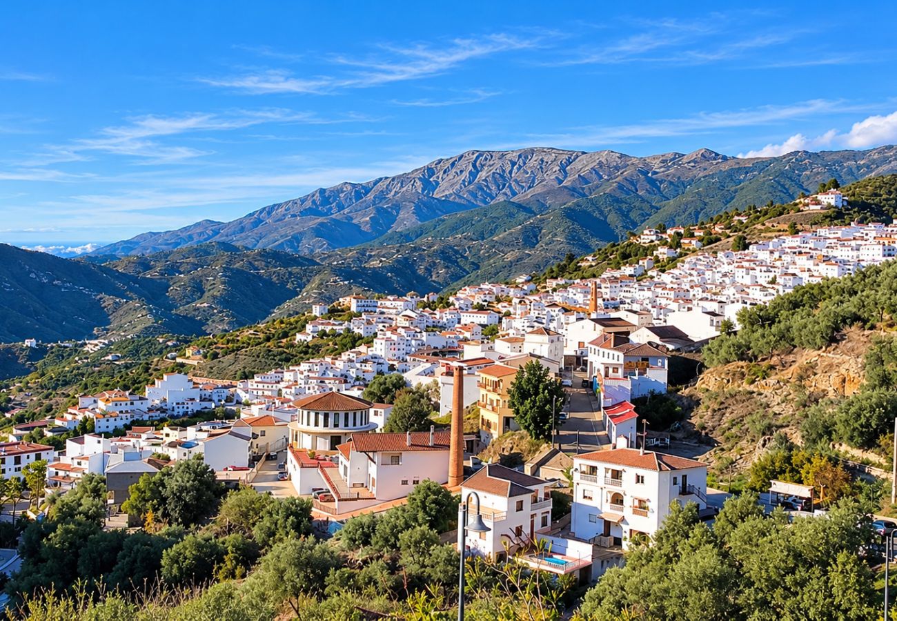 Casa rural en Cómpeta - Cortijo Juan de Dios piscina privada en Competa