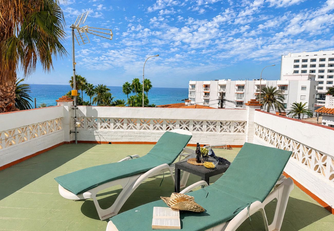 House in Nerja - Villa Juanita en Nerja con vistas al mar