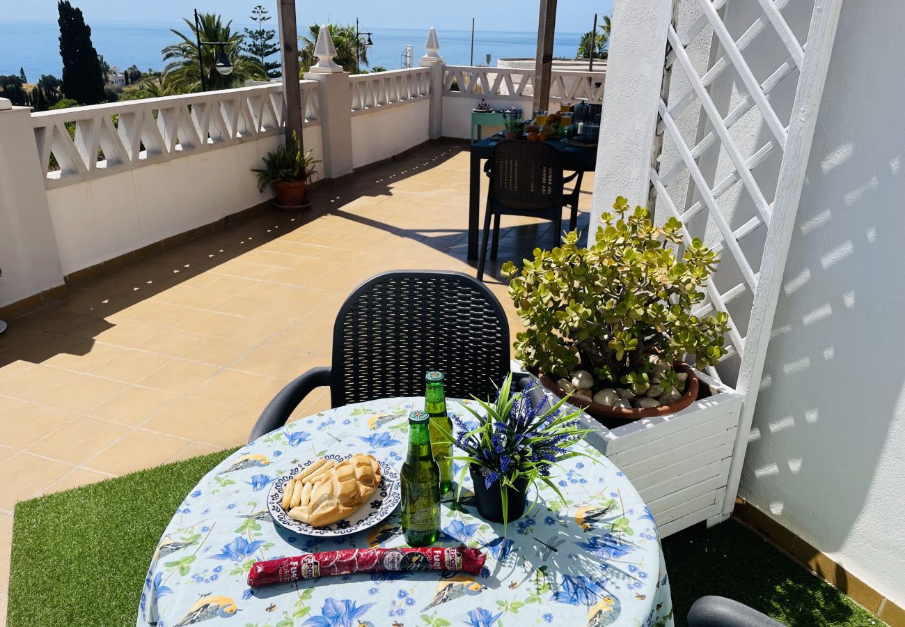 Maison mitoyenne à Torrox Costa - Casa Blanca con vistas al mar by At Home Costa del